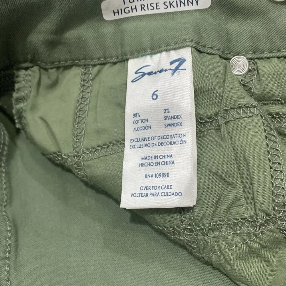 Seven7 NWT Tummyless High Rise Slimming Control Panel Skinny Jeans Size 6 Women - Picture 9 of 10